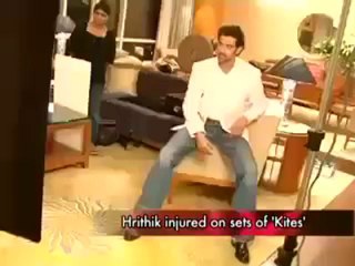 Hrithik Roshan injured on the sets of Kites.mp4