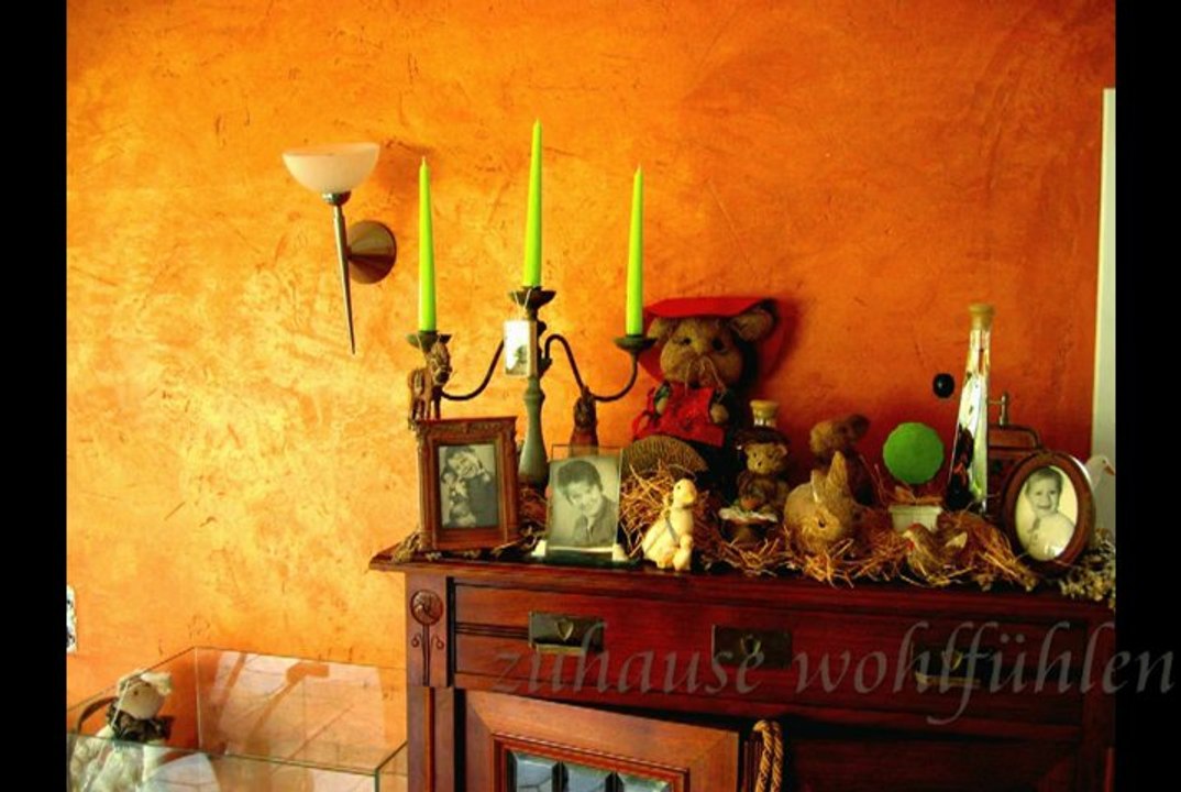 Wandgestaltung mit Marmorputz