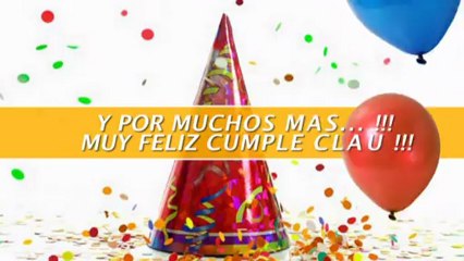 F E L I Z  C U M P L E  C L A U