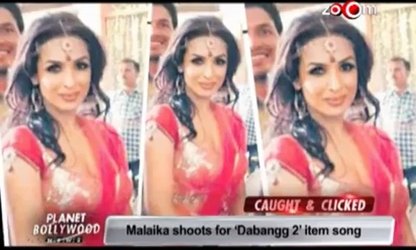 Malaika shoots for 'Dabangg 2' item song.mp4