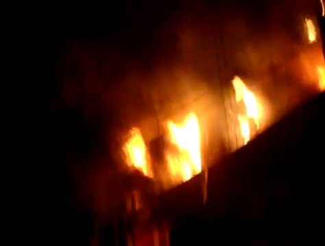 пожар 14.01.2013