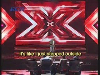 Agus Hafiluddin in Audition X Factor Indonesia RCTI