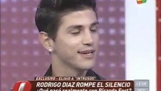 Rodrigo Díaz contó intimidades de su relación con Ricardo Fort