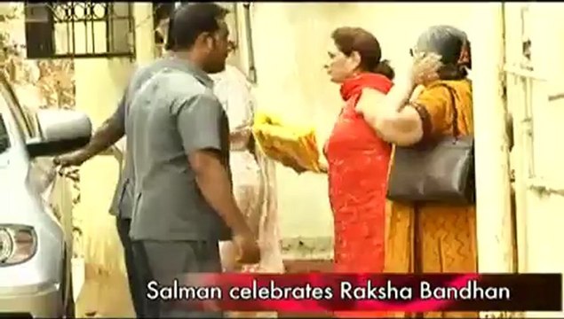 Salman Khan celebrates Raksha Bandhan with sisters.mp4