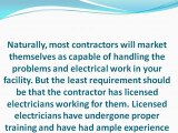 Choosing the Best Commercial Electrical Contractor