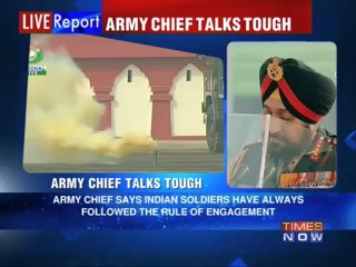 Army Chief sends out tough message