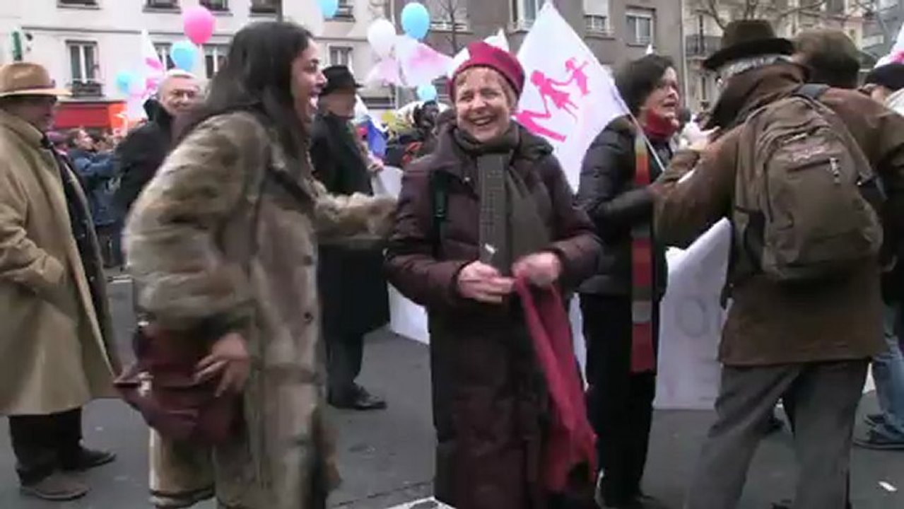 Zazon à la manifestation pour tous