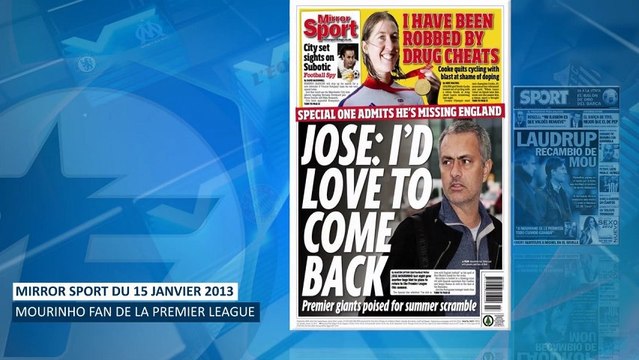 Jose Mourinho affole la presse étrangère !
