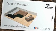 Liège Reglanulé pour construction naturelle et soutenable