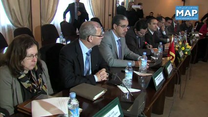 وزير التجهيز والنقل عزيز رباح يجري مباحثات مع رئيس حكومة البليار