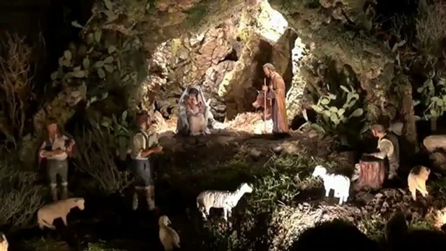Notre Dame de Paris. La crèche de Noël 2012