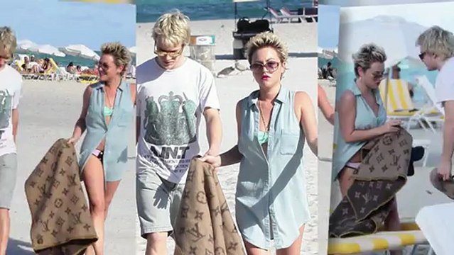 Jaime Winstone Spends a Beach Day With Former Fiancé Alfie Allen