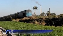 Egypt says 19 killed as train carrying troops derails