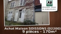 A vendre - maison - SOISSONS (02200) - 9 pièces - 170m²