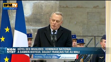 L'hommage de Jean-Marc Ayrault au soldat tué vendredi au Mali - 15/01