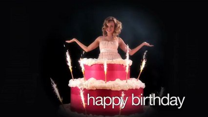 happy birthday - Orange