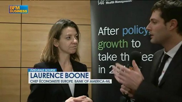 Perspectives 2013 de Bank of America ML, Laurence Boone - 15 janvier - BFM : Intégrale Bourse