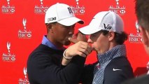 Woods and McIlroy 'friends' ahead of Abu Dhabi Championship