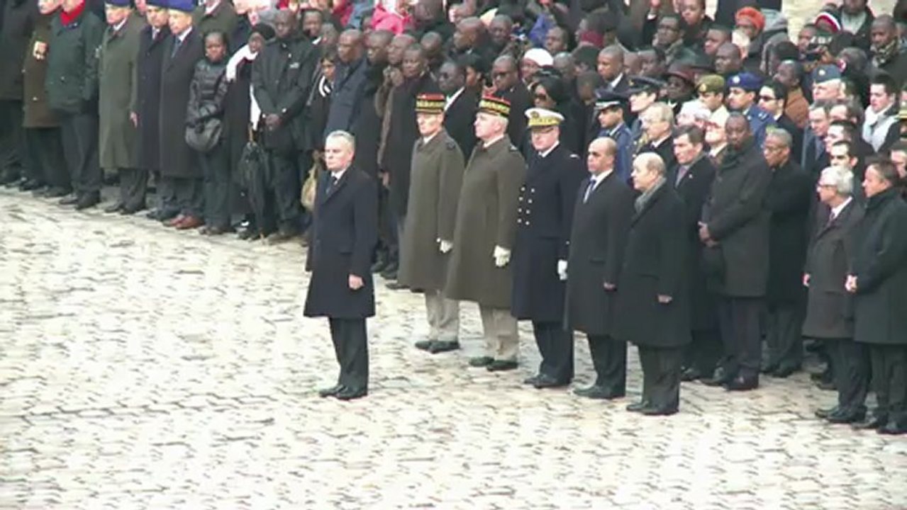 Hommage aux Invalides pour un soldat français tué au Mali