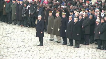Hommage aux Invalides pour un soldat français tué au Mali