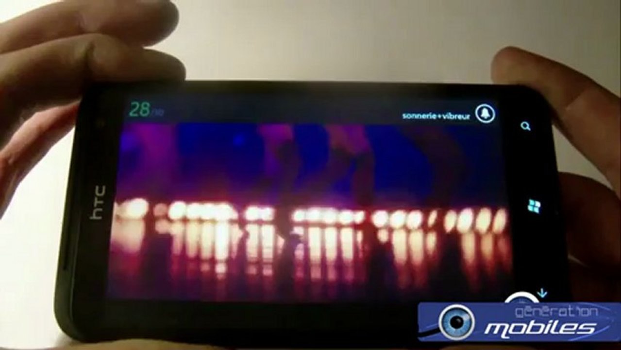 Test du HTC Titan sous Windows Phone 7 - www.generationmobiles.net