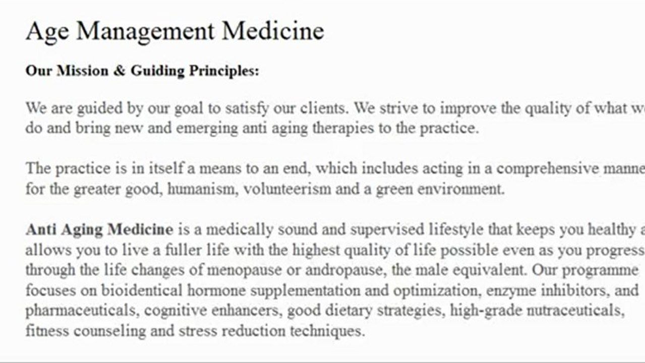 Ann J Peters MD Longevity Reviews