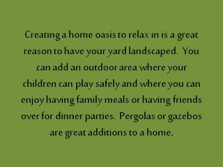 Create an Outdoor Space Where You Can Relax