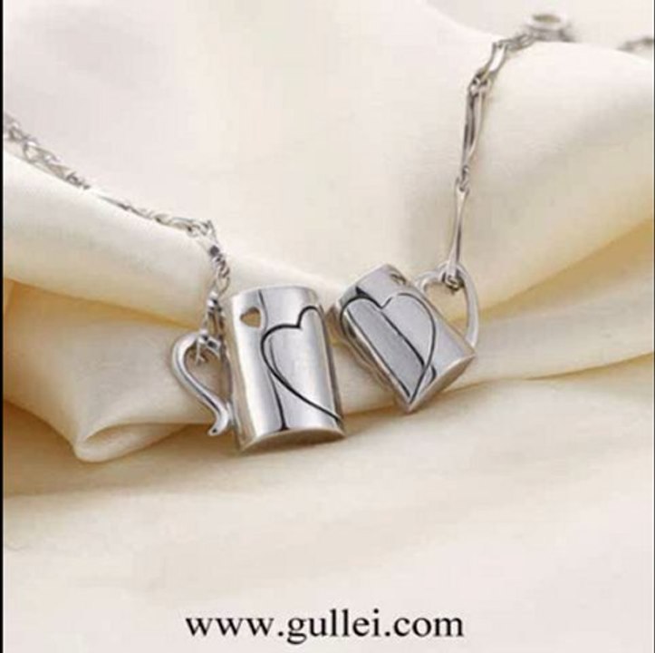 Personalized Necklaces for Couples by Gullei
