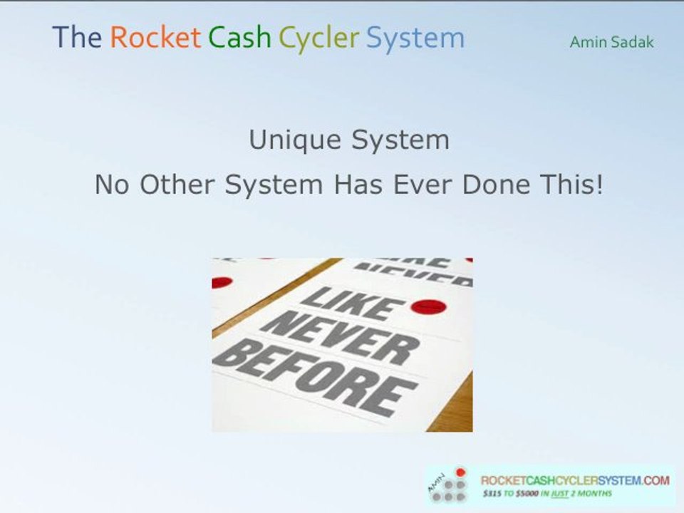 Rocket Cash Cycler Introduction