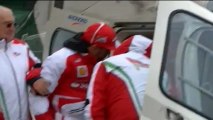 Alonso e Massa sugli sci a Madonna di Campiglio