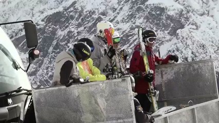 Snowpark Scuol: Freeski First Session 09-01-13