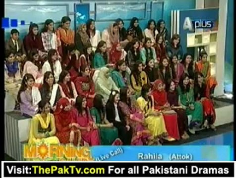 Morning With Sahir Lodhi By Aplus - 16th January 2013 - Part 1
