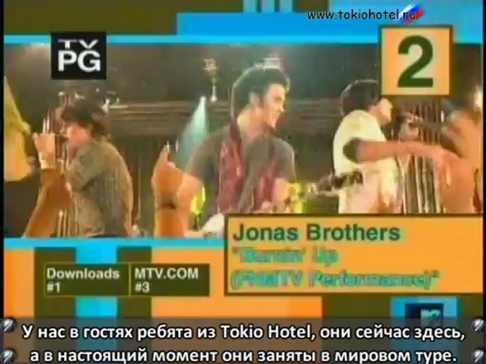 07.08.2008 - MTV TRL, Нью-Йорк (с русскими субтитрами)