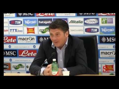Napoli - Mazzarri prima dell'incontro con il Palermo (12.01.13)