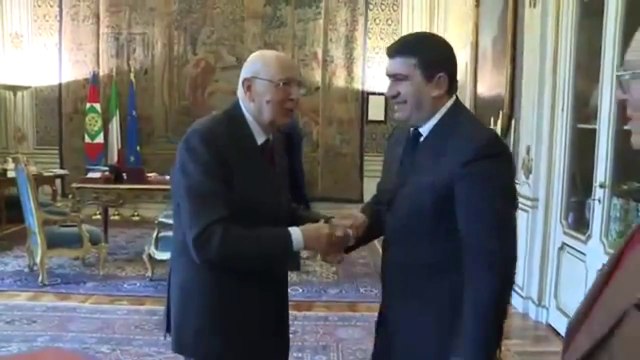 Napolitano - Incontro con una delegazione di Sant'Anna di Stazzema (12.01.13)