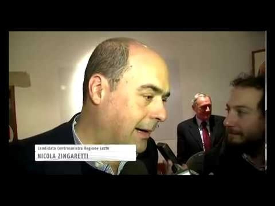 Zingaretti - Occorre un nuovo inizio e ridare speranza alle persone (11.01.13)