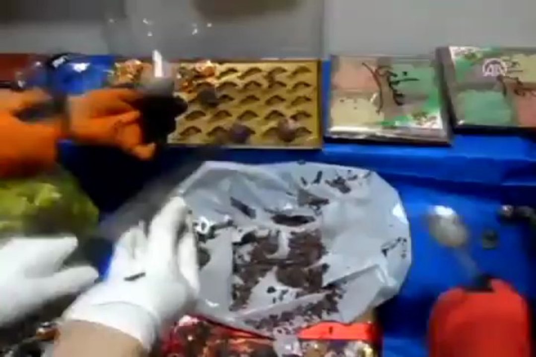 Çikolata değil uyuşturucu
