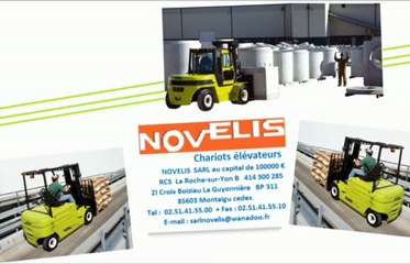 chariots élévateurs Clark par Novelis