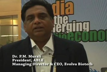 Dr.P.M.Murali at the Bangalore India Bio 2012 Conference