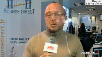 16/01/13 : Les Experts de Bourse Direct dans l'émission "Duplex Bourse" sur Décideurs TV