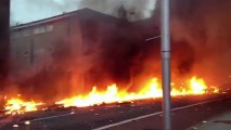 Helicóptero cai em Londres