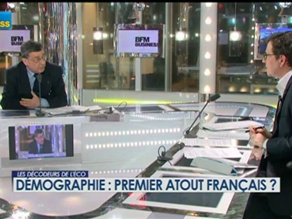Démographie : premier atout français ? - 15 janvier - BFM : Les décodeurs de l'éco 1/5