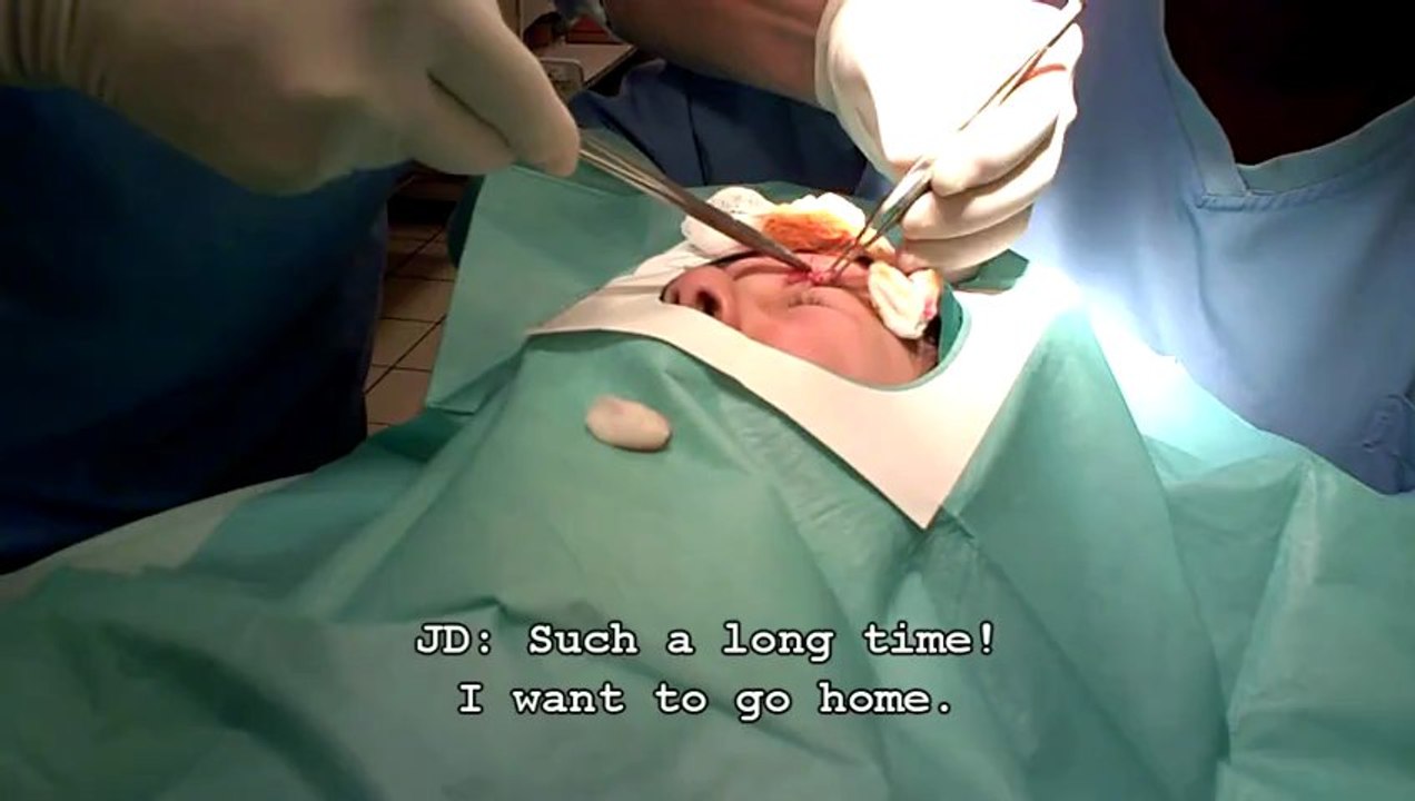JD has a Boo-Boo