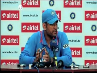 Team India captain M S Dhoni happy with young fast bowlers