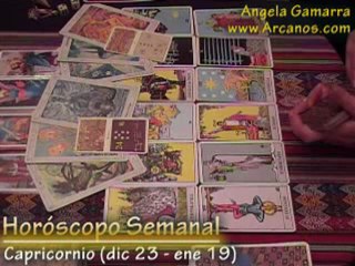 Horoscopo Capricornio del 6 al 12 de setiembre 2009 - Lectura del Tarot