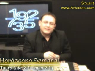 Horoscopo Tauro 19 al 25 de julio 2009 - Tarot