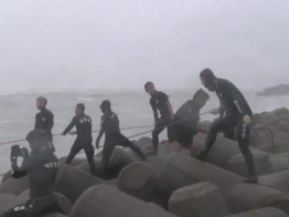 Le typhon Bolaven s'est abattu sur la Corée du sud