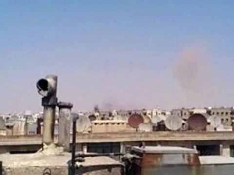 A Alep, le quartier rebelle d'Hanano sous les bombes