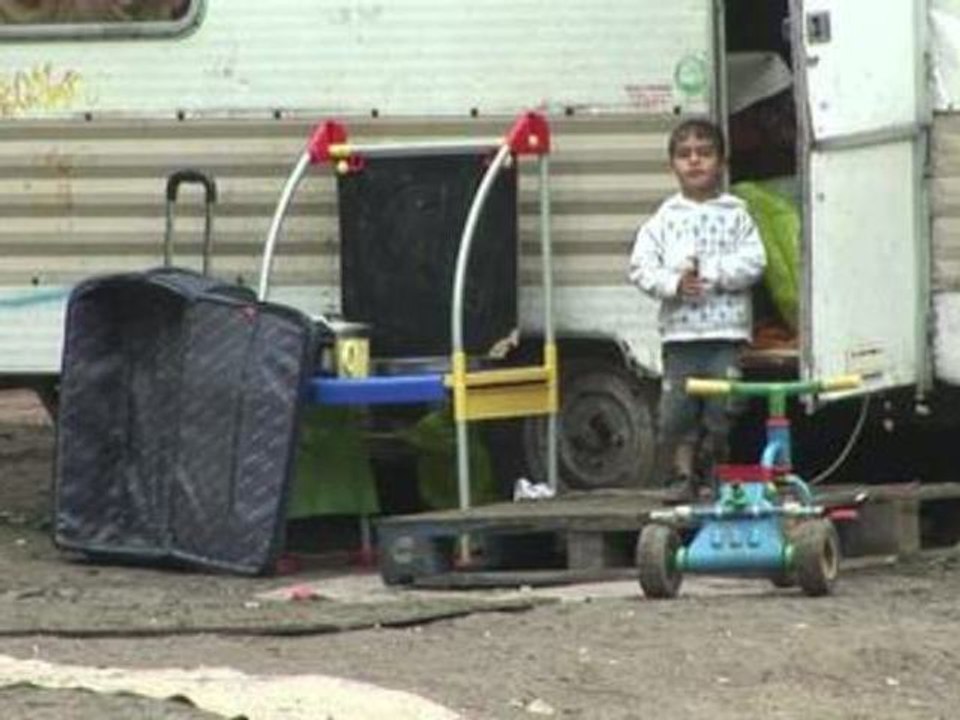 Un campement de roms évacué à Villeneuve d'Ascq