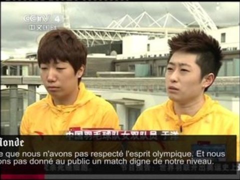 Les excuses des joueuses de badminton chinoises